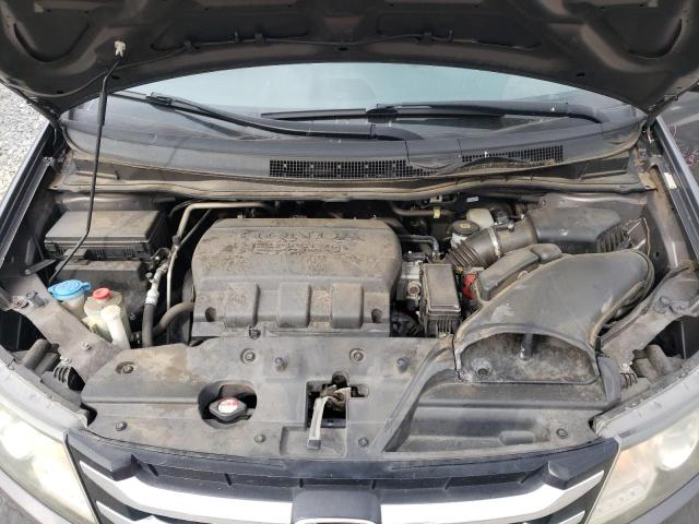 5FNRL5H98EB054587 - 2014 HONDA ODYSSEY TOURING GRAY photo 12