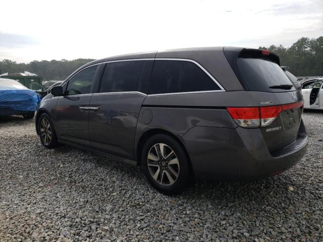 5FNRL5H98EB054587 - 2014 HONDA ODYSSEY TOURING GRAY photo 2