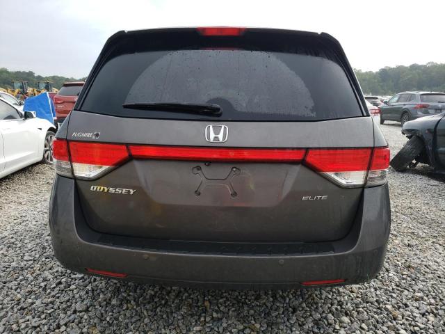 5FNRL5H98EB054587 - 2014 HONDA ODYSSEY TOURING GRAY photo 6