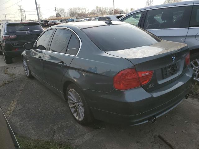 WBAPL5C52BA919518 - 2011 BMW 335 XI Зелений фото 2