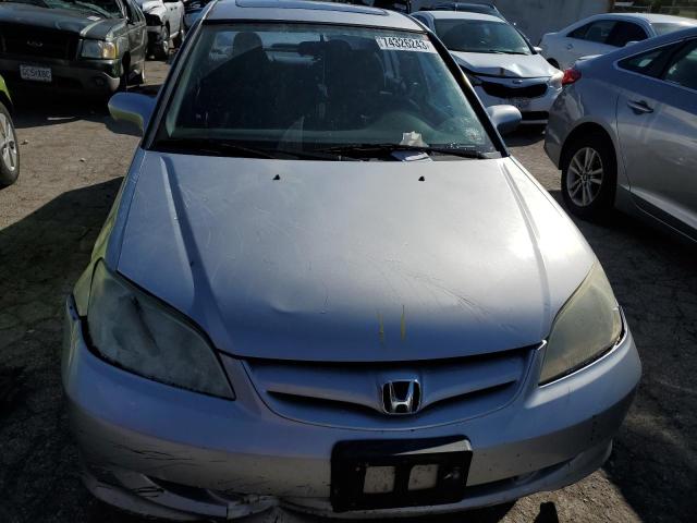 2HGES26824H525752 - 2004 HONDA CIVIC EX SILVER photo 5