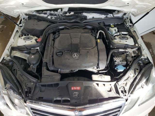 WDDHF5KB2CA584547 - 2012 MERCEDES-BENZ E 350 WHITE photo 11