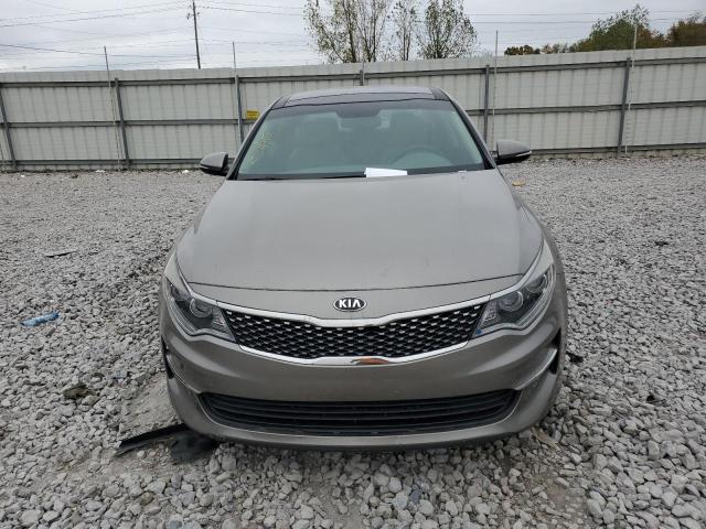 5XXGU4L33GG011552 - 2016 KIA OPTIMA EX GRAY photo 5