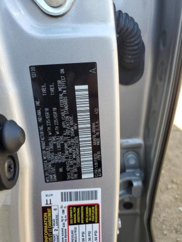 5TDBBRCH6MS523826 - 2021 TOYOTA HIGHLANDER HYBRID LE SILVER photo 13