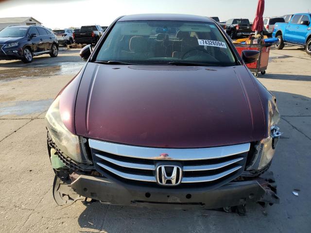 1HGCP2F36BA109535 - 2011 HONDA ACCORD LX BURGUNDY photo 5