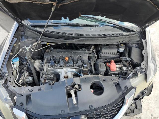 19XFB2F99FE086527 - 2015 HONDA CIVIC EXL ნაცრისფერი ფოტო 11
