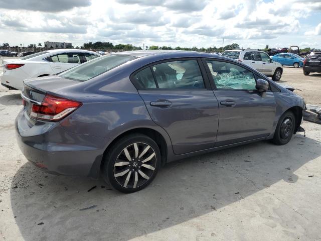 19XFB2F99FE086527 - 2015 HONDA CIVIC EXL ნაცრისფერი ფოტო 3