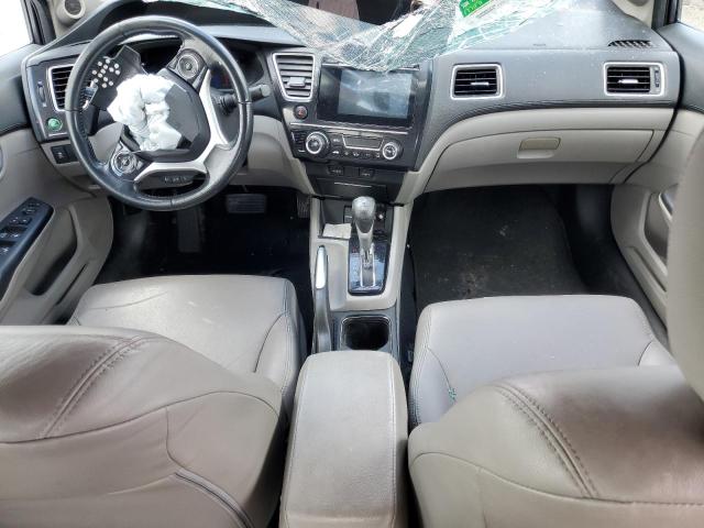 19XFB2F99FE086527 - 2015 HONDA CIVIC EXL ნაცრისფერი ფოტო 8