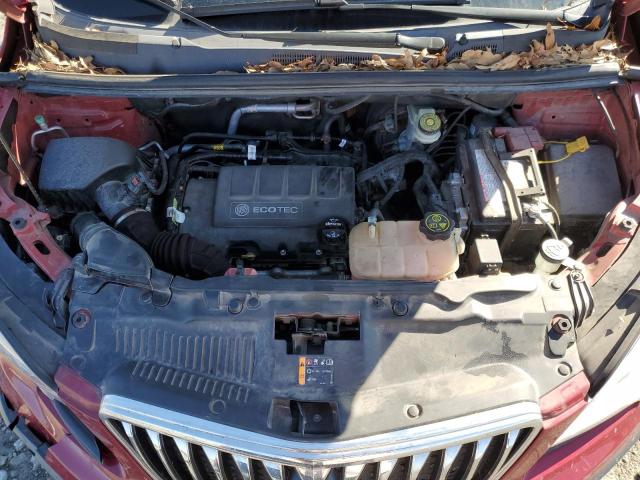 KL4CJESB2FB266147 - 2015 BUICK ENCORE BURGUNDY photo 12