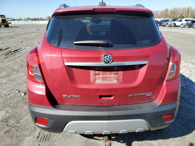 KL4CJESB2FB266147 - 2015 BUICK ENCORE BURGUNDY photo 6