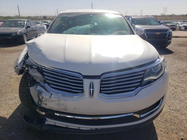 2LMTJ6JR2GBL61782 - 2016 LINCOLN MKX PREMIERE WHITE photo 5