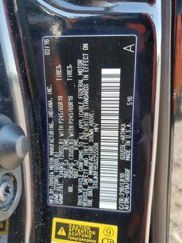 5TDJKRFH5GS255508 - 2016 TOYOTA HIGHLANDER XLE BLACK photo 13