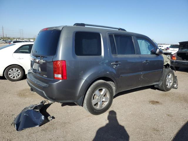 5FNYF4H54BB095272 - 2011 HONDA PILOT EXL CHARCOAL photo 3