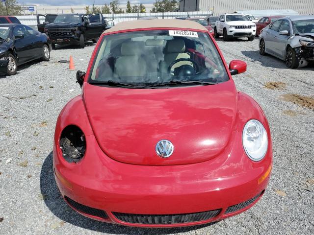 3VWRW3AL2AM007351 - 2010 VOLKSWAGEN NEW BEETLE RED photo 5