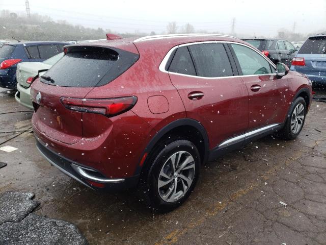 LRBFZNR42PD013546 - 2023 BUICK ENVISION ESSENCE أحمر صورة 3