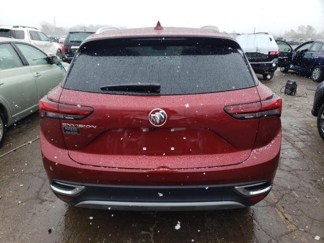 LRBFZNR42PD013546 - 2023 BUICK ENVISION ESSENCE أحمر صورة 6