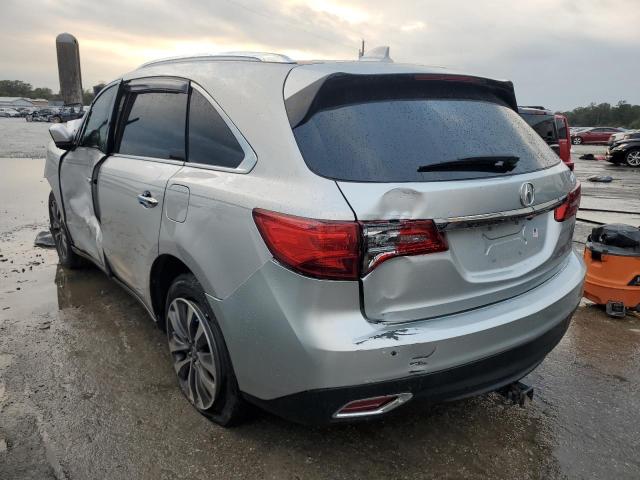 5FRYD3H41FB007435 - 2015 ACURA MDX TECHNOLOGY SILVER photo 2