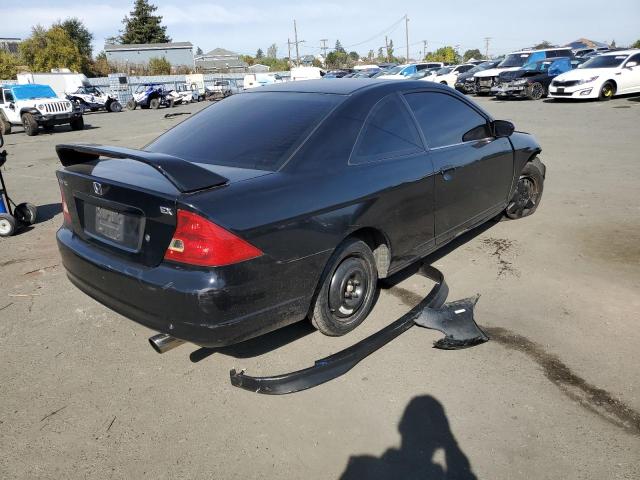 1HGEM21922L108657 - 2002 HONDA CIVIC EX BLACK photo 3