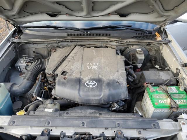 5TEUU42N25Z018884 - 2005 TOYOTA TACOMA ACCESS CAB ვერცხლისფერი ფოტო 11