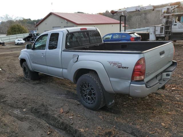 5TEUU42N25Z018884 - 2005 TOYOTA TACOMA ACCESS CAB ვერცხლისფერი ფოტო 2