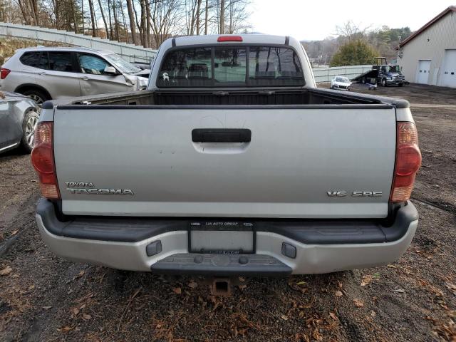 5TEUU42N25Z018884 - 2005 TOYOTA TACOMA ACCESS CAB ვერცხლისფერი ფოტო 6