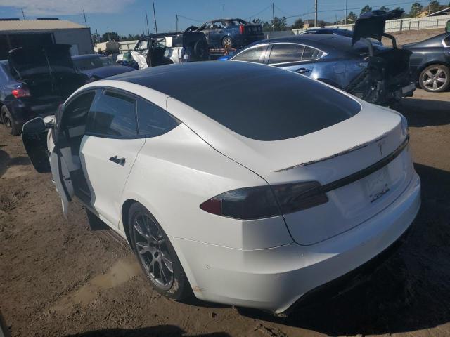 5YJSA1E66NF460216 - 2022 TESLA MODEL S თეთრი ფოტო 2