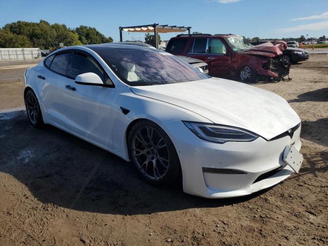 5YJSA1E66NF460216 - 2022 TESLA MODEL S თეთრი ფოტო 4