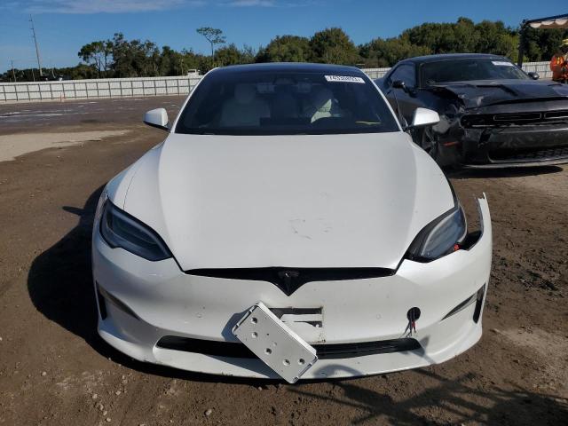 5YJSA1E66NF460216 - 2022 TESLA MODEL S თეთრი ფოტო 5