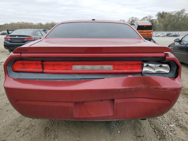 2B3CJ4DV3AH194688 - 2010 DODGE CHALLENGER SE RED photo 6