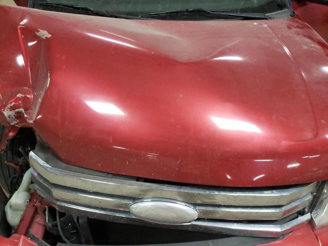 2FMGK5CC3BBD34225 - 2011 FORD FLEX SEL RED photo 12