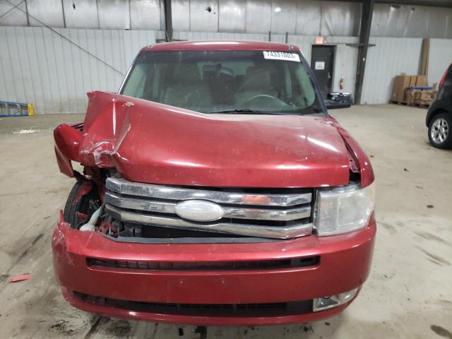 2FMGK5CC3BBD34225 - 2011 FORD FLEX SEL RED photo 5