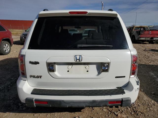 5FNYF18406B011993 - 2006 HONDA PILOT EX WHITE photo 6