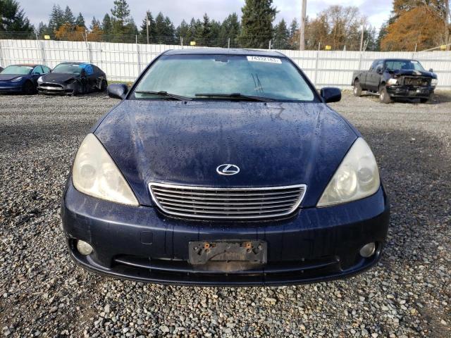 JTHBA30G555055878 - 2005 LEXUS ES 330 BLUE photo 5