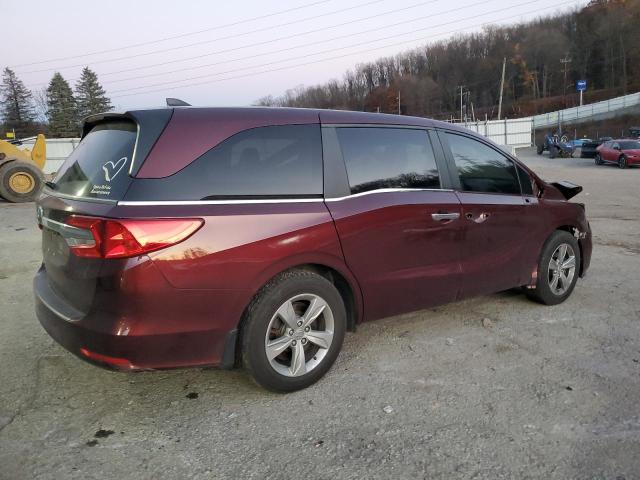 5FNRL6H70KB030185 - 2019 HONDA ODYSSEY EXL RED photo 3