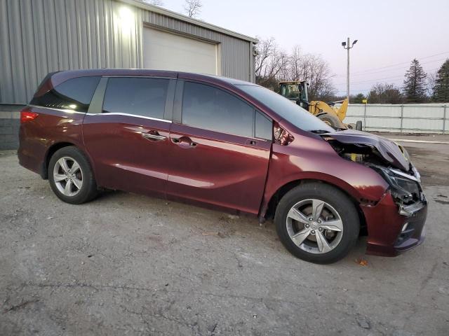 5FNRL6H70KB030185 - 2019 HONDA ODYSSEY EXL RED photo 4