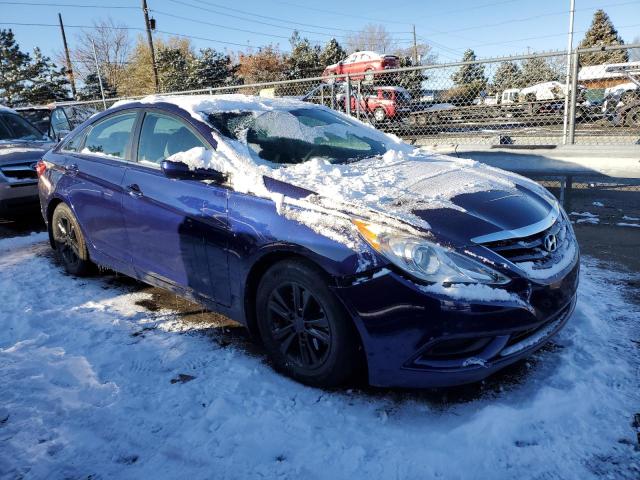 5NPEB4AC9CH498674 - 2012 HYUNDAI SONATA GLS BLUE photo 4