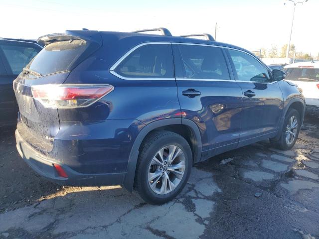 5TDBKRFH7GS342458 - 2016 TOYOTA HIGHLANDER LE BLUE photo 3