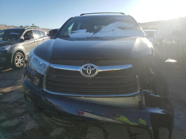 5TDBKRFH7GS342458 - 2016 TOYOTA HIGHLANDER LE BLUE photo 5