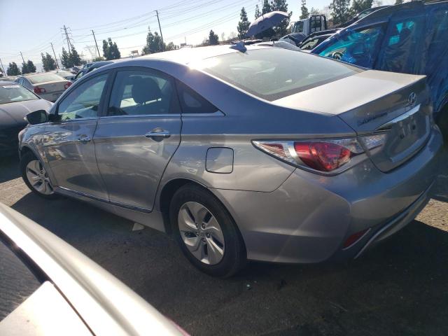 KMHEC4A48FA131004 - 2015 HYUNDAI SONATA HYBRID GRAY photo 2