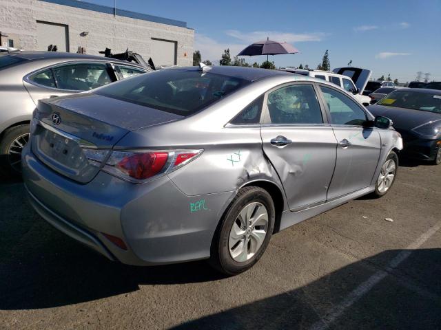 KMHEC4A48FA131004 - 2015 HYUNDAI SONATA HYBRID GRAY photo 3