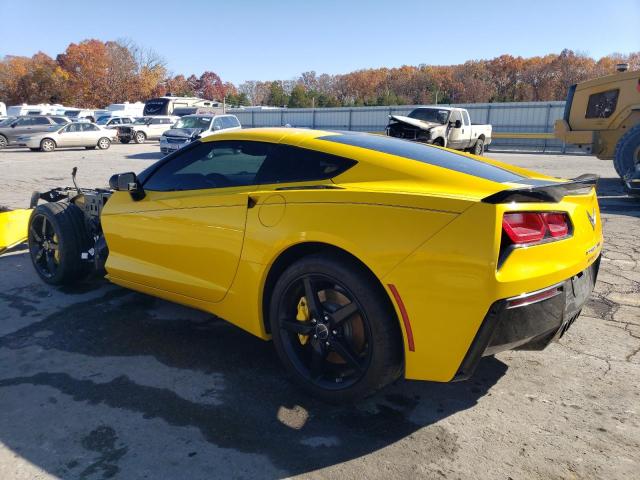 1G1YB2D73E5125903 - 2014 CHEVROLET CORVETTE STINGRAY 1LT YELLOW photo 2