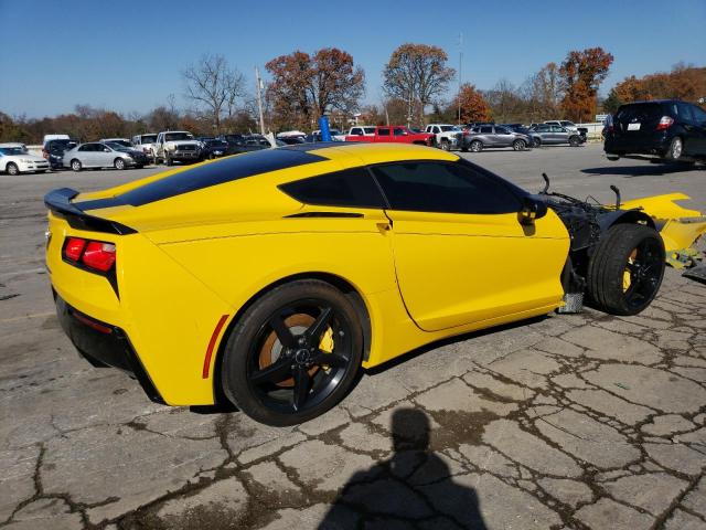 1G1YB2D73E5125903 - 2014 CHEVROLET CORVETTE STINGRAY 1LT YELLOW photo 3