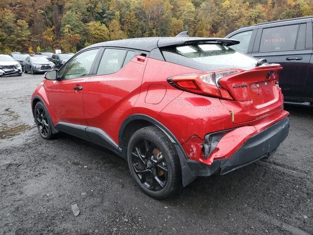 JTNKHMBX4M1116137 - 2021 TOYOTA C-HR XLE RED photo 2