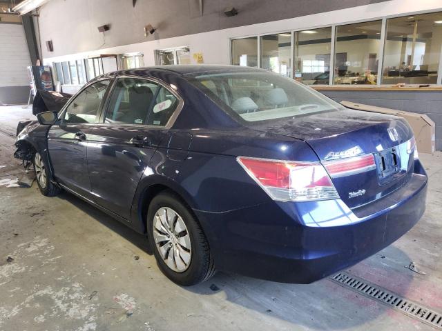 1HGCP2F38BA051928 - 2011 HONDA ACCORD LX BLUE photo 2