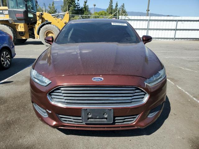 3FA6P0H77GR304935 - 2016 FORD FUSION SE RED photo 5