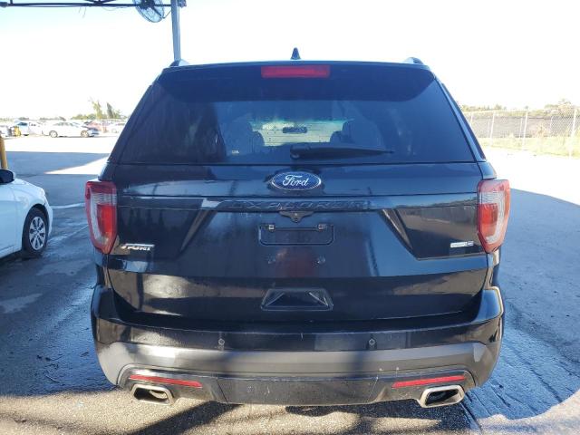 1FM5K8GT6GGB15861 - 2016 FORD EXPLORER SPORT BLACK photo 6