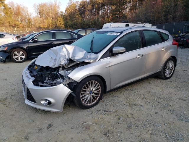 1FADP3N27DL225390 - 2013 FORD FOCUS TITANIUM SILVER photo 1