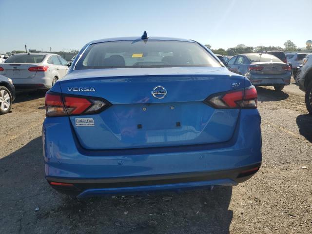 3N1CN8EV2ML889509 - 2021 NISSAN VERSA SV BLUE photo 6