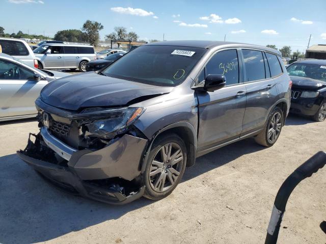 5FNYF7H56MB001400 - 2021 HONDA PASSPORT EXL GRAY photo 1