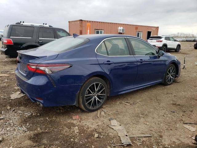 4T1G11AK4PU129598 - 2023 TOYOTA CAMRY SE NIGHT SHADE BLUE photo 3
